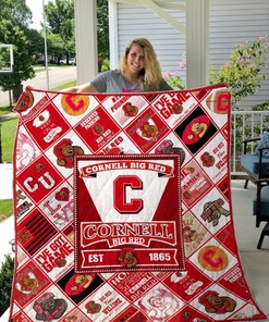Cornell Big Red Collection NCAA Quilt Blanket - Show Your School Spirit with This Quilt