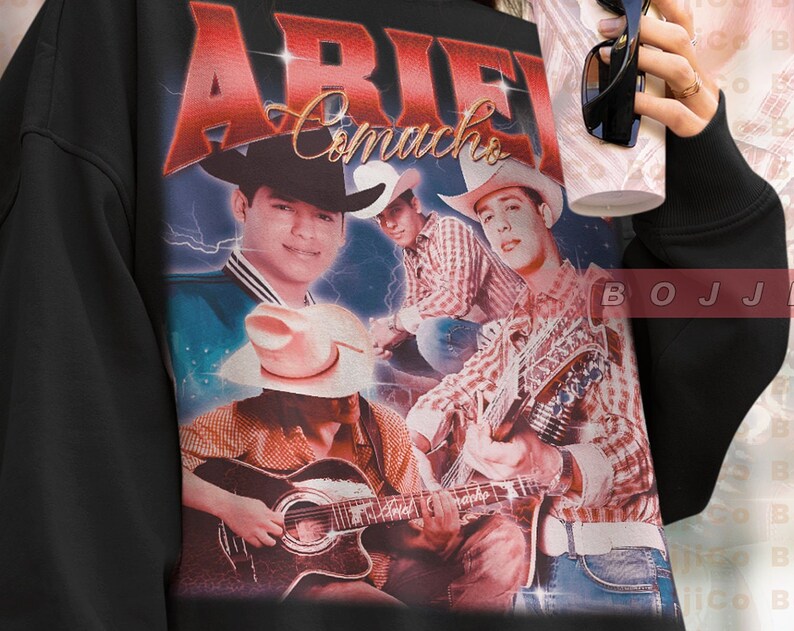 Corridos Mexican Movie Shirts for Men | Vintage Retro 90s T-shirt | Valentin Elizalde, Saul Viera, Chalino Sanchez - Image 4