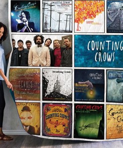 Counting Crows Album Quilt Blanket with Comfortable Material and Iconic Design