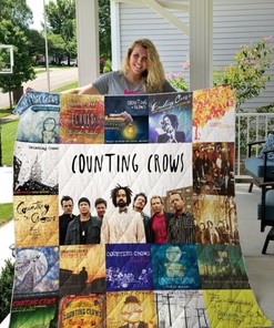Counting Crows Quilt Blanket - Soft and Cozy Blanket for Music Fans