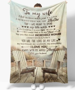 Couples To My Wife You Are The One Personalized Quilt Bedding Set for Wife From Husband