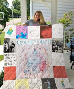 Courtney Barnett Ver Collection Quilt Bedding Set - Ideal for Fans of Indie Rock Music