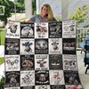 Cow Quilt Blanket for Fans with Cute Design
