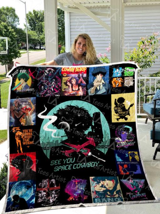 Cowboy Bebop Quilt Blanket for Anime Fans