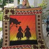 Cowboy Couple Perfect Horse Quilt Bed Set
