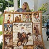 Cowgirl Live Like Someone Left The Gate Open Quilt Blanket for Home