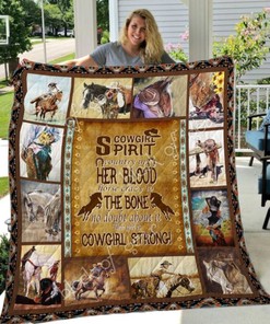 Cowgirl Spirit Cowgirl Strong Quilt Bedding Set for Girls