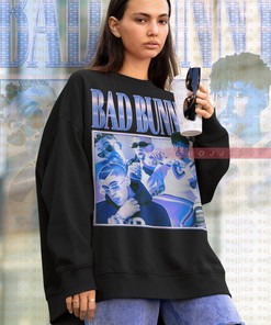 Cozy Bad Bunny YHLQMDLG Sweater with Tribute Rap Shirt and Vintage Design