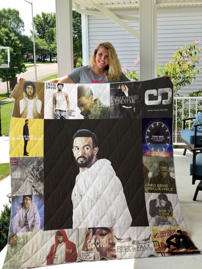 Craig David Inspired Quilt Blanket for Bedding Set