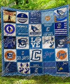 Creighton Bluejays NCAA Quilted Blanket for a Stylish and Soft Bed