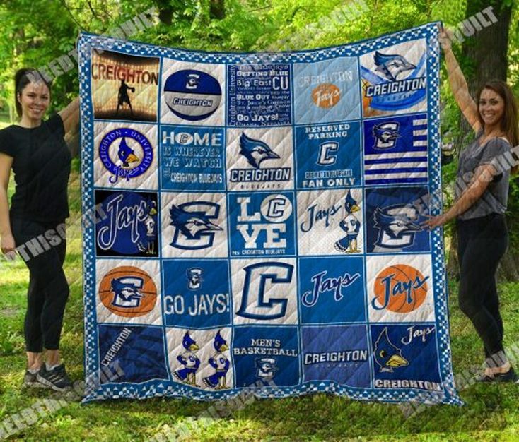Creighton Bluejays NCAA Quilted Blanket for a Stylish and Soft Bed