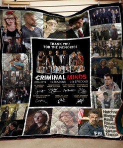 Criminal Minds Collection Quilt Blanket, Perfect for Fans of the Show