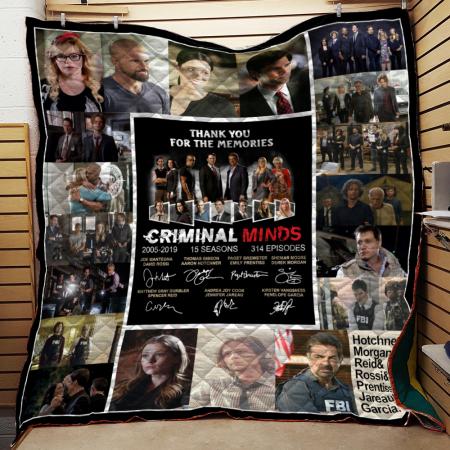 Criminal Minds Collection Quilt Blanket, Perfect for Fans of the Show