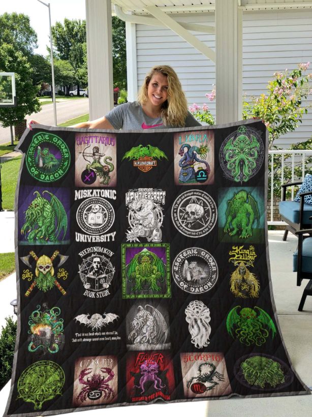 Cthulhu Collection Quilt Bedding Set for Fans