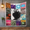 Curve Vintage Albums Inspired Quilt Bedding Set for 90s Music Fans