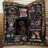 Custom Air Force Veteran Quilt Blanket for Proud Grandpas