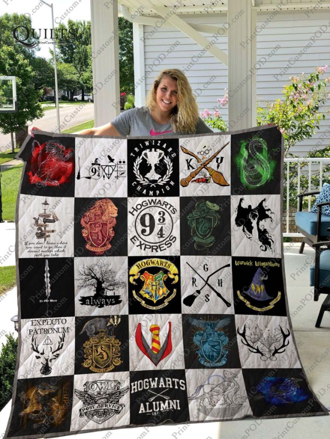 Custom Harry Potter Quilt Blanket, Perfect Gift for Fans