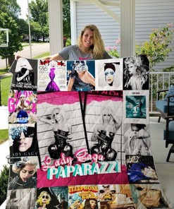 Custom Lady Gaga Paparazzi Inspired Quilt Blanket - Perfect Gift for Any Fan