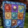 Customized Solar System Nine Planets Quilt Blanket, Perfect for Astronomy Lovers
