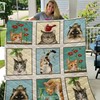 Cute Cats Moment Quilt Bedding Set - Perfect for Any Cat Lover's Quilt Bedding Set Collection