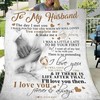 Cute Family To My Husband I Love You Quilt Bedding Set for Valentine's Day