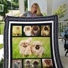 Cute Pekingese Dog Love Quilt Blanket, Great for Dog Owners