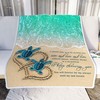 Cute Sea Turtle Couple Premium Sofa Throw Blanket