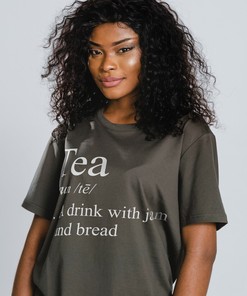 Cute Tea Definition Shirt for Musical Fans - Tea, Jam and Bread Homage T-Shirt
