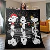 Cute and Festive Peanuts Snoopy Merry Christmas Quilt Blanket - Fun and Warm