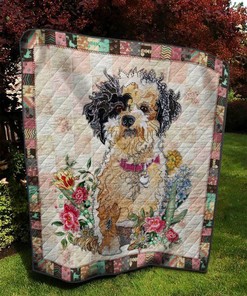 Cutiest Poodle Quilt Bedding Set Ver.2 - Perfect Gift For Poodle Lovers