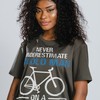 Cycling Dad Gift | Grandpa Cyclist Father's Day Tee | Vintage Movie Shirts for Men