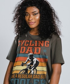 Cycling Dad Unisex Tee - Gift for Cyclist Fathers