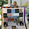 Cycling Motivational Quote Quilt Bedding Set for Sports Lovers
