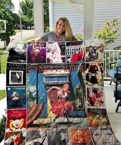 Cyndi Lauper Quilt Blanket 01166 - Perfect for 80s Music Fans