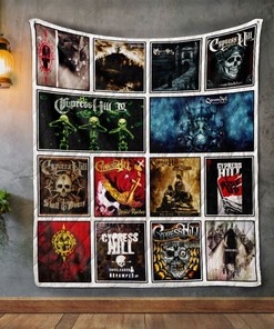 Cypress Hill Album Covers Quilt Bedding Set for Fans of the Band