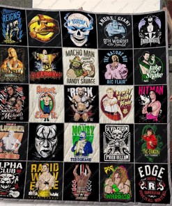 DD Legends of Wrestling Quilt Bedding Set Ver.0117 for Wrestling Fans