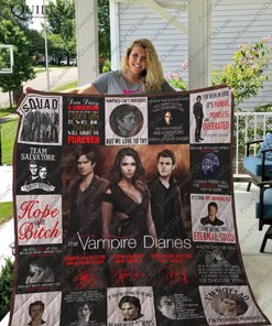 DD Vampires Diaries T-Shirt Quilt Ver.0217 for Vampire Diaries Fans
