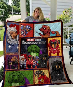 Dachshund Avengers Bed Set - Lovely Gifts for Dog Lovers