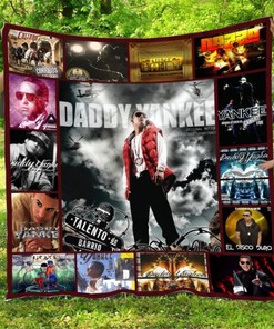 Daddy Yankee Quilt Bedding Set featuring Latin-American Music