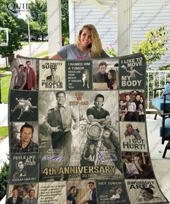Daddy's Home Quilt Bedding Set with Quilt Blanket