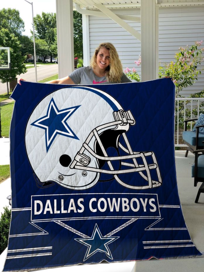 Dallas Cowboys Love Quilt Bedding Set for Fans