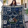 Dallas Cowboys Quilt Bedding Set LC16 for Fans