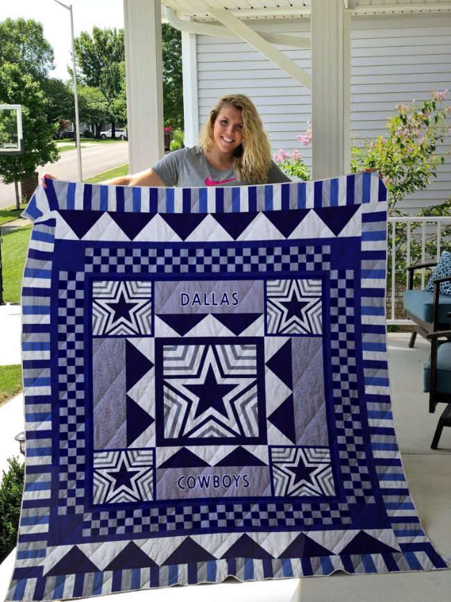 Dallas Cowboys Quilt Blanket for Fans