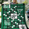 Dallas Stars Collection Quilt Blanket for Hockey Fans