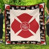 Dalmatian Lover Firefighter Quilt Bedding Set - Quilt For Dog Lovers