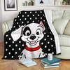 Dalmatian Puppy Fleece Blanket Gift for Fans, Premium Comfy Sofa Throw Blanket with Cute Design