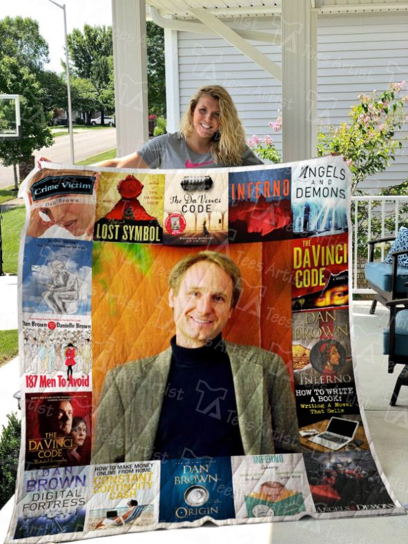 Dan Brown Collection Quilt Bedding Set for Book Lovers