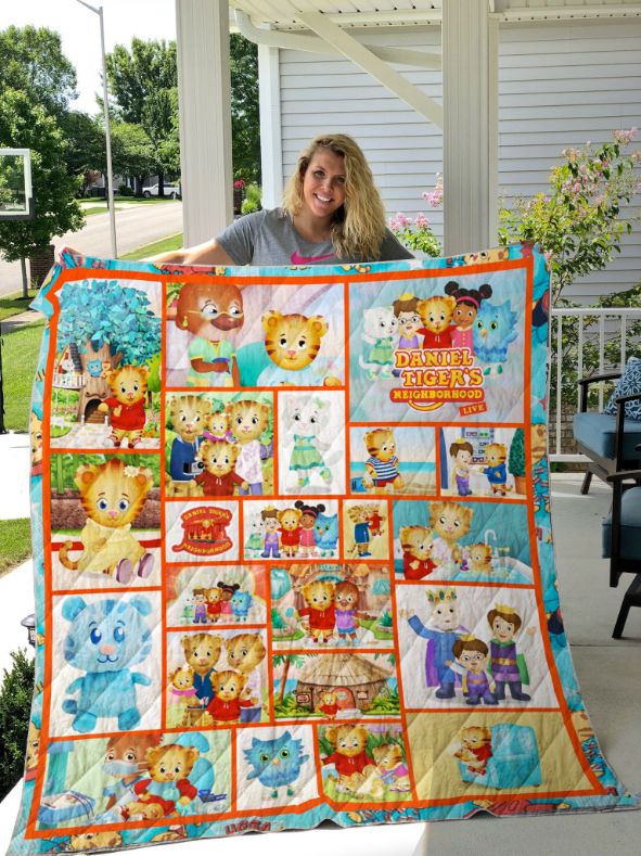 Daniel Tiger'S Neighborhood Quilt Bedding Set - Ideal For Kids
