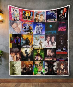 Danny Elfman Album Quilt Blanket with Vintage Quilt Bedding Set