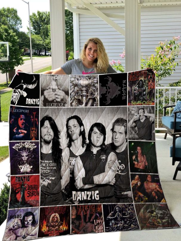 Danzig Band Quilt Blanket for Music Lovers